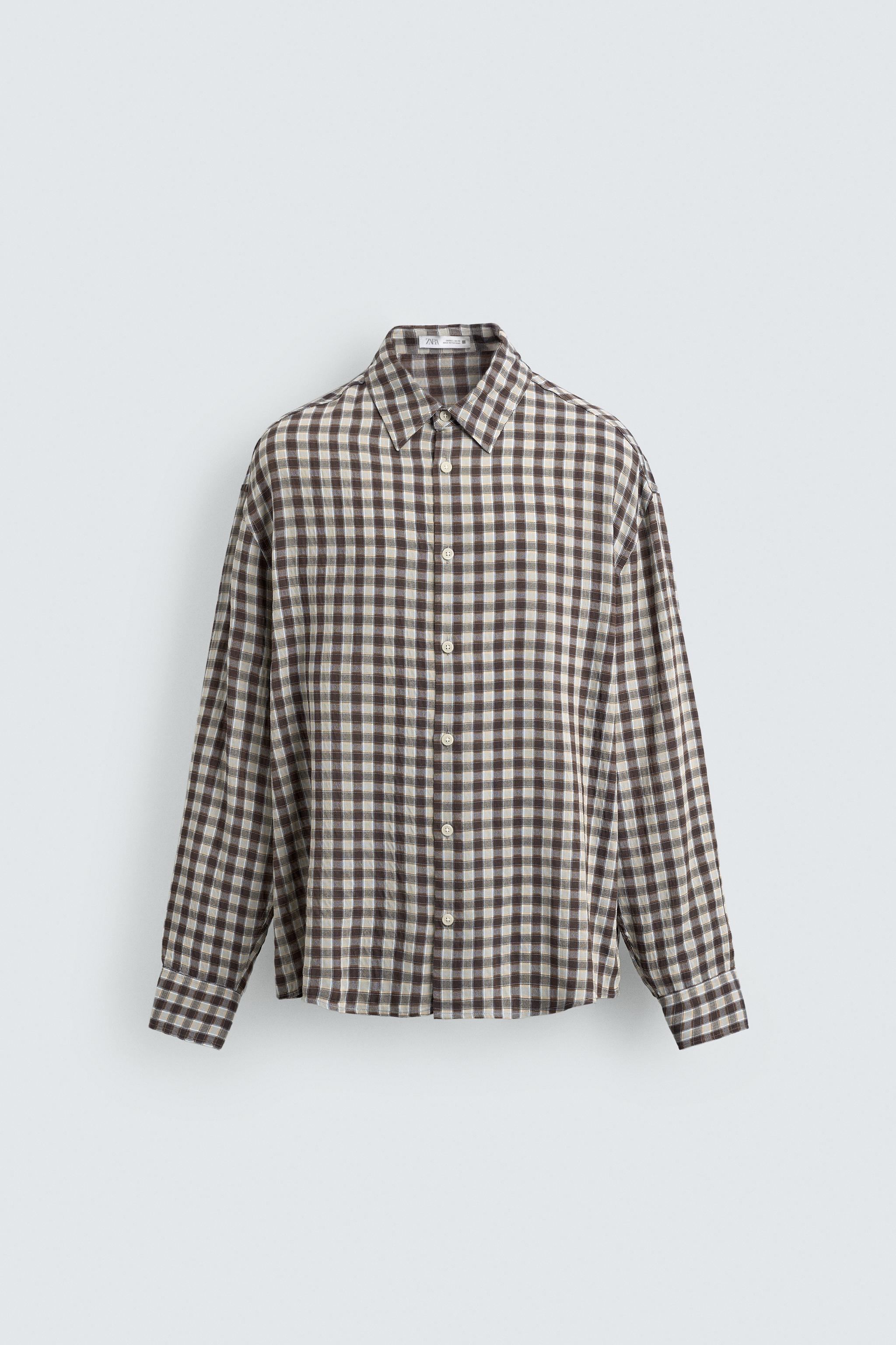 CHEMISE FLUIDE À CARREAUX